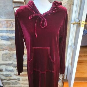 Christmas, Holiday,festive, dark red dress, stretch fabric